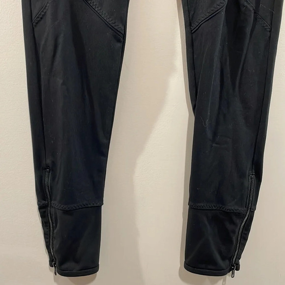 Victoria’s Secret PINK Ultimate Zip Ankle Black Leggings M - Picture 3 of 15